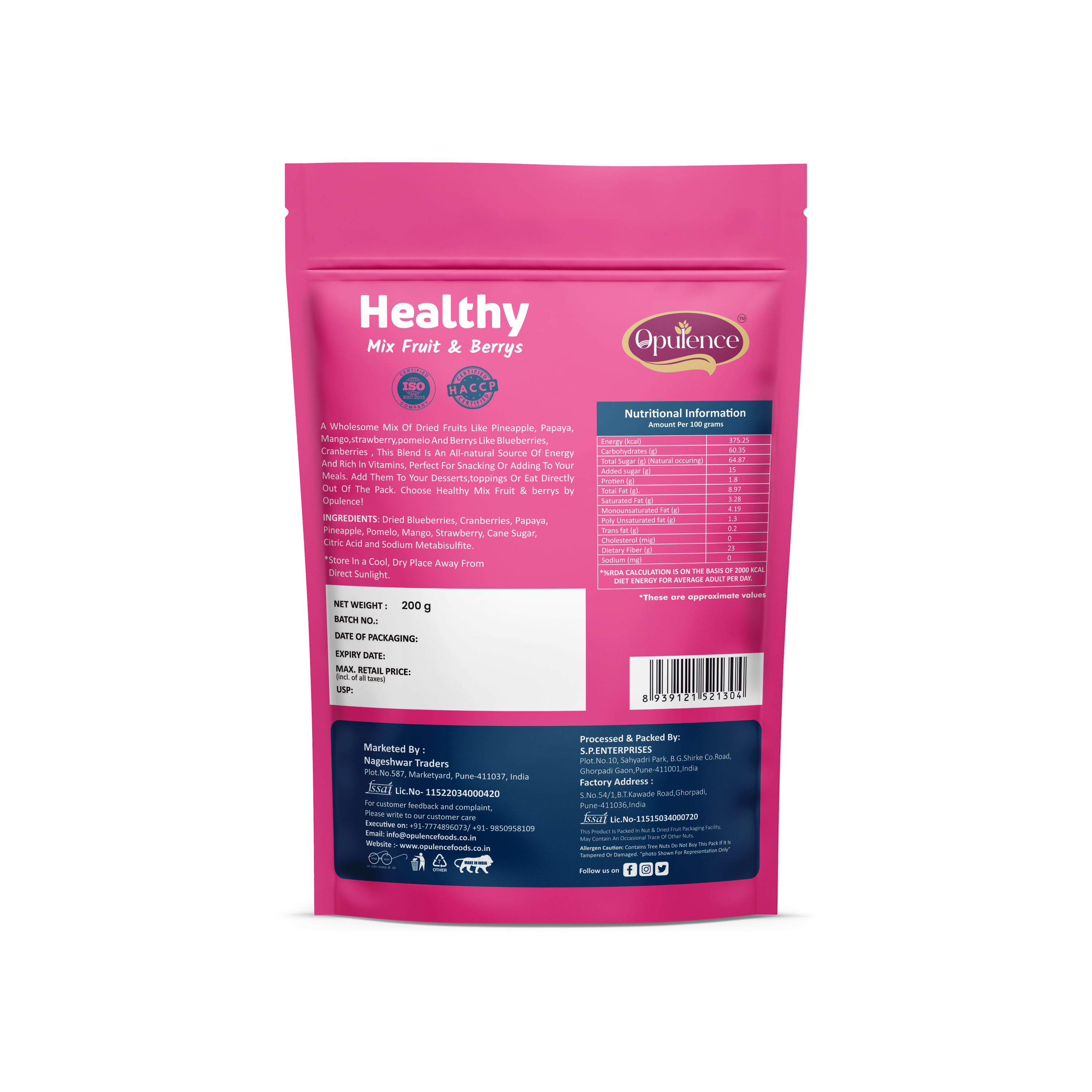 Healthy Mix-Fruit & Berries